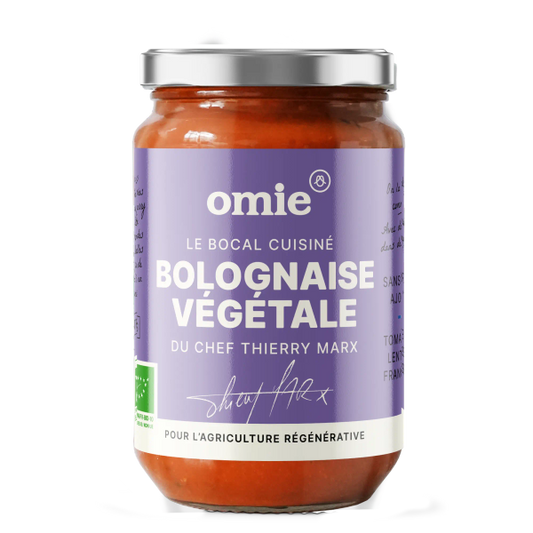 Sauce bolognaise végétale bio (tomates et lentilles françaises) - 1